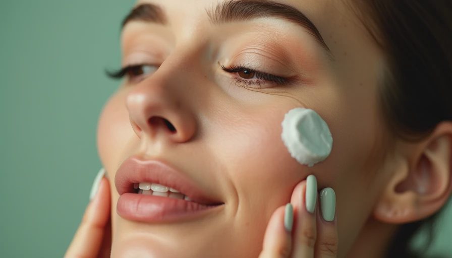 Visual context for moisturizer for oily skin