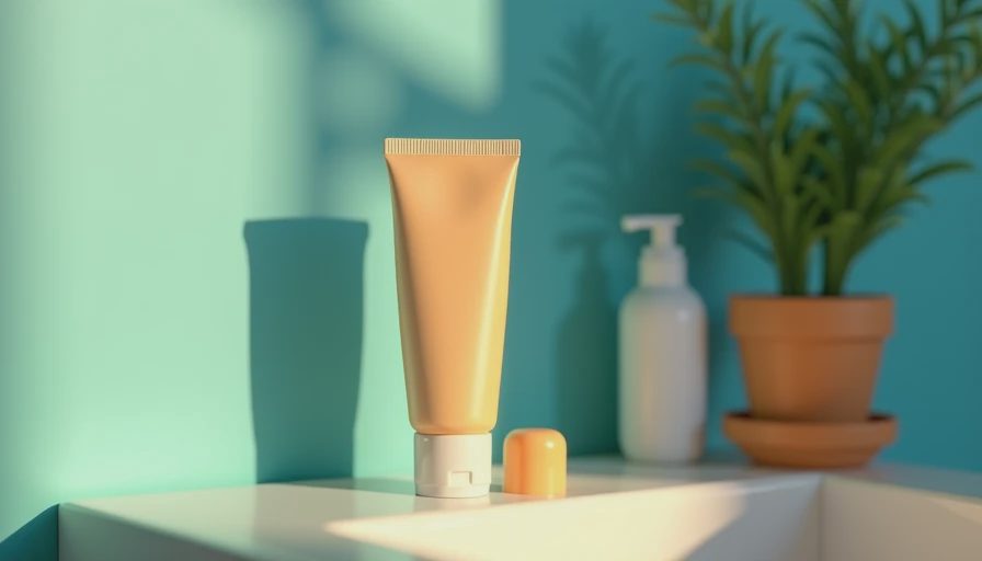 Visual context for sunscreen for face