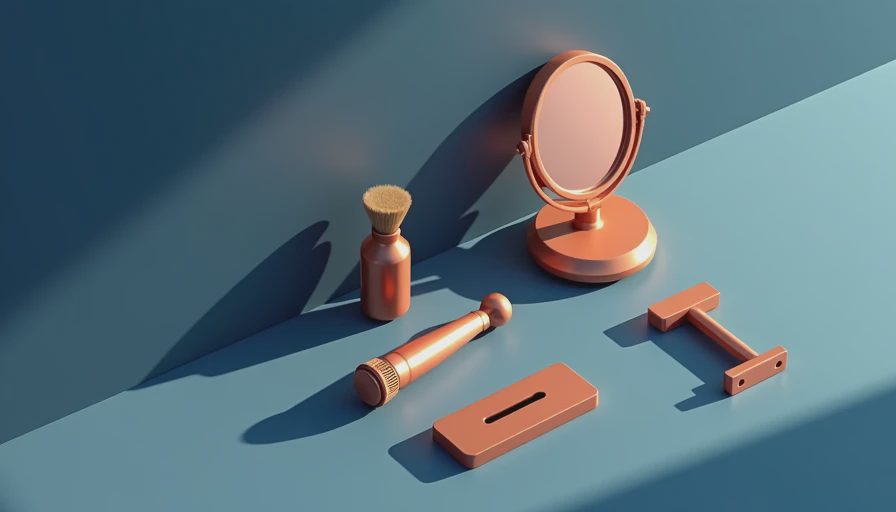 Visual context for straight razor