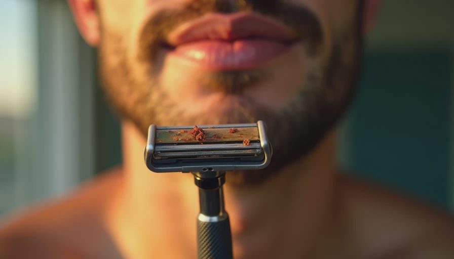 Visual context for razor burn