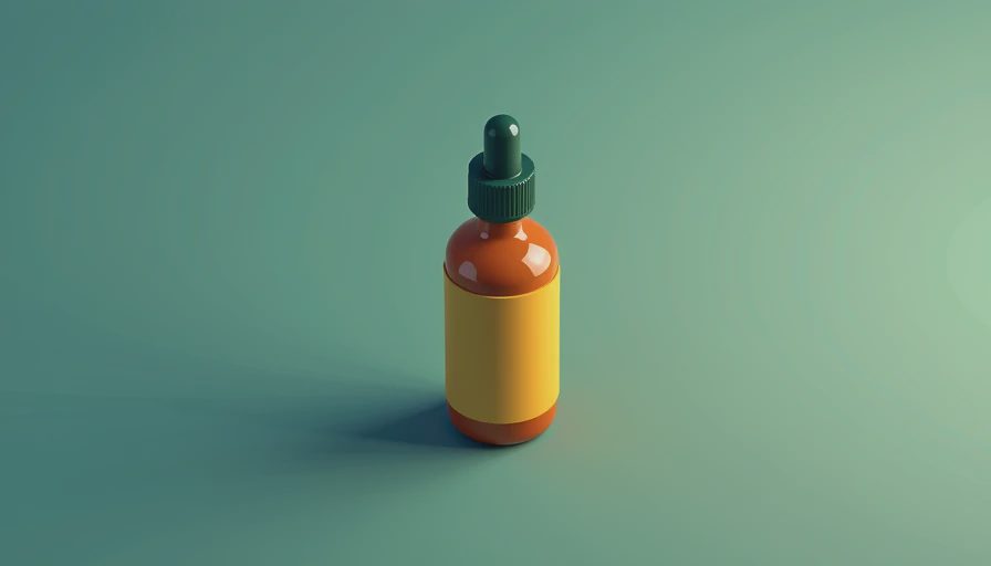 Illustration for beard oil