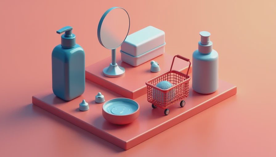 Visual context for drugstore face wash men