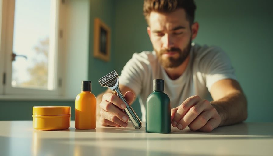 Visual context for budget mens grooming