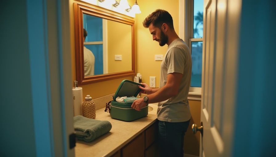 Visual context for dopp kit essentials