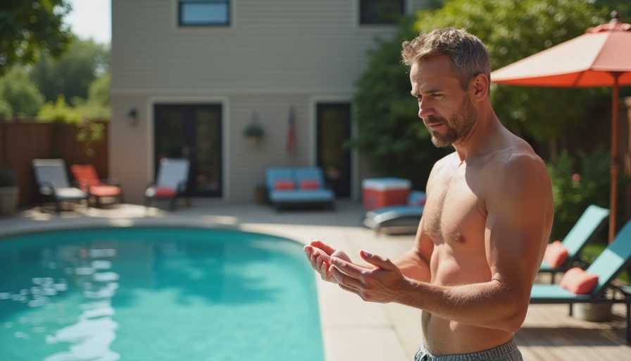 Illustration for sunscreen for guys