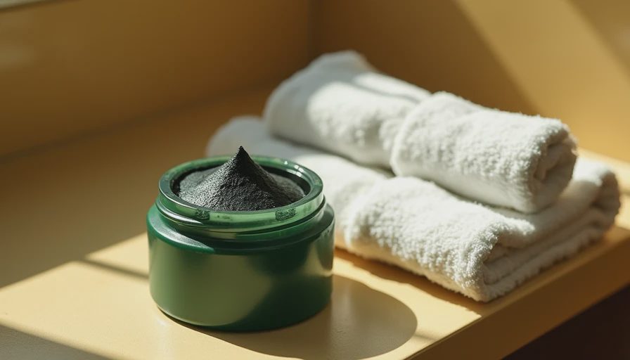 Visual context for glamglow supermud clearing treatment