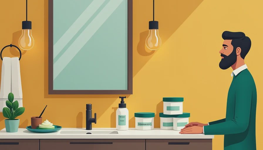 Visual context for best exfoliating scrub for men